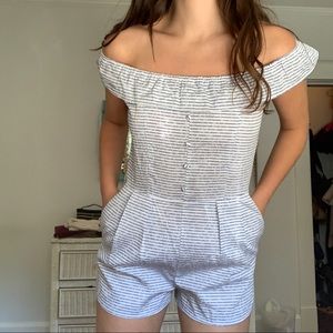 Off the Shoulder Romper